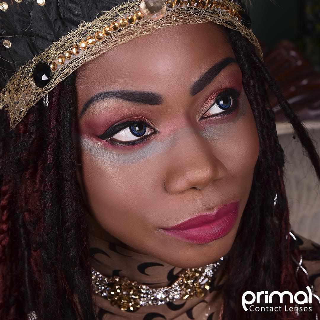 PRIMAL® Temptress Ocean - Blue Colored Contact Lenses