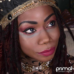 PRIMAL® Temptress Ocean - Blue Colored Contact Lenses