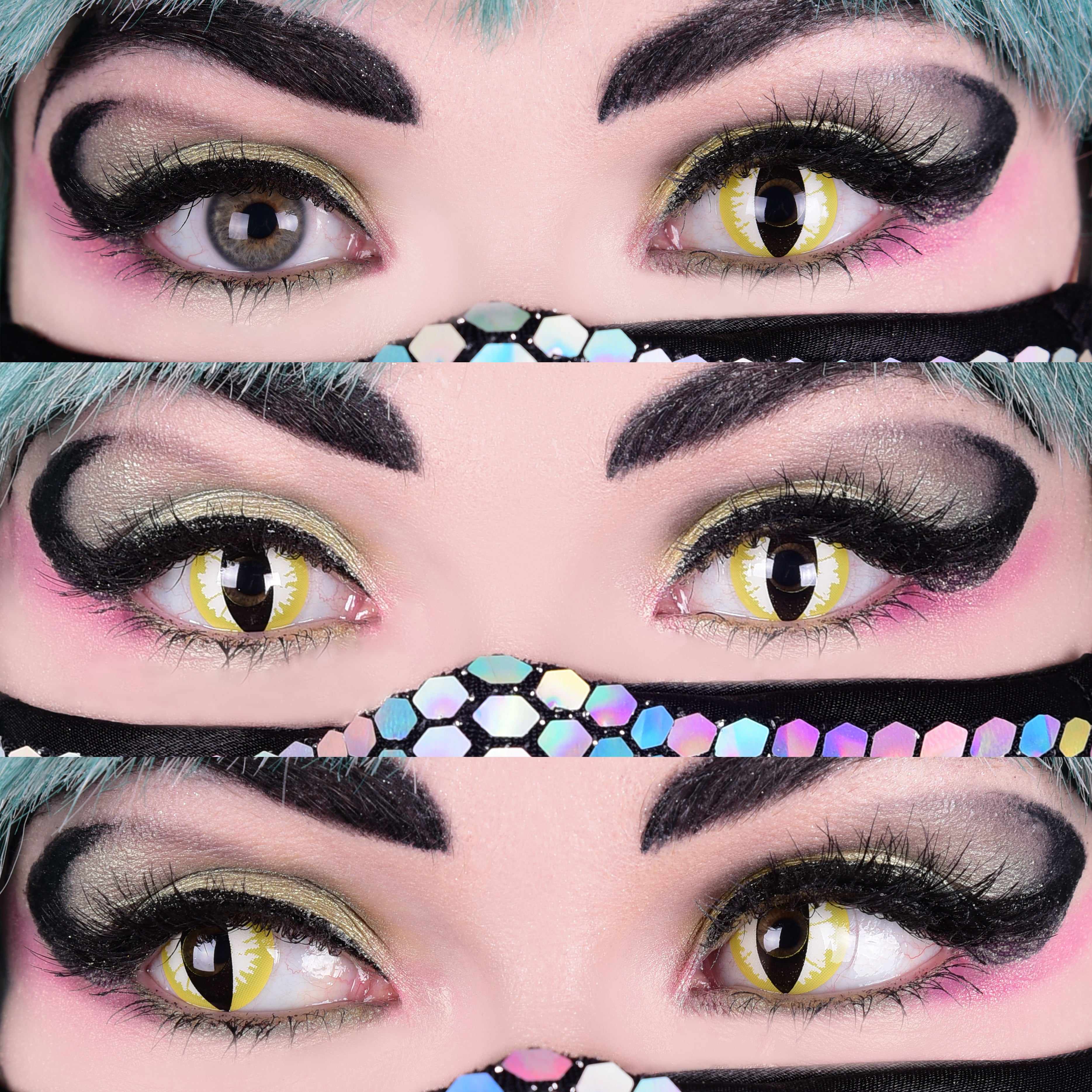 PRIMAL ® Thriller - Yellow Colored contact lenses