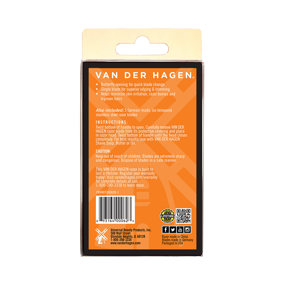 Van Der Hagen Traditional Safety Razor