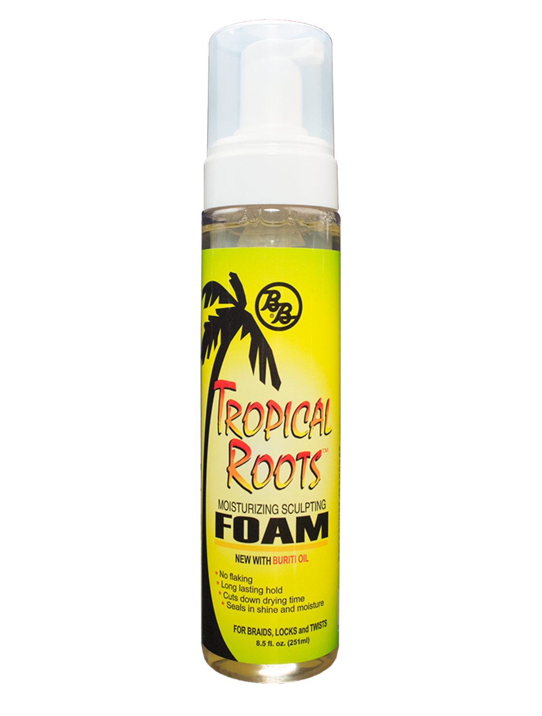 Bronner Brothers Tropical Roots Moisturizing Sculpting Foam