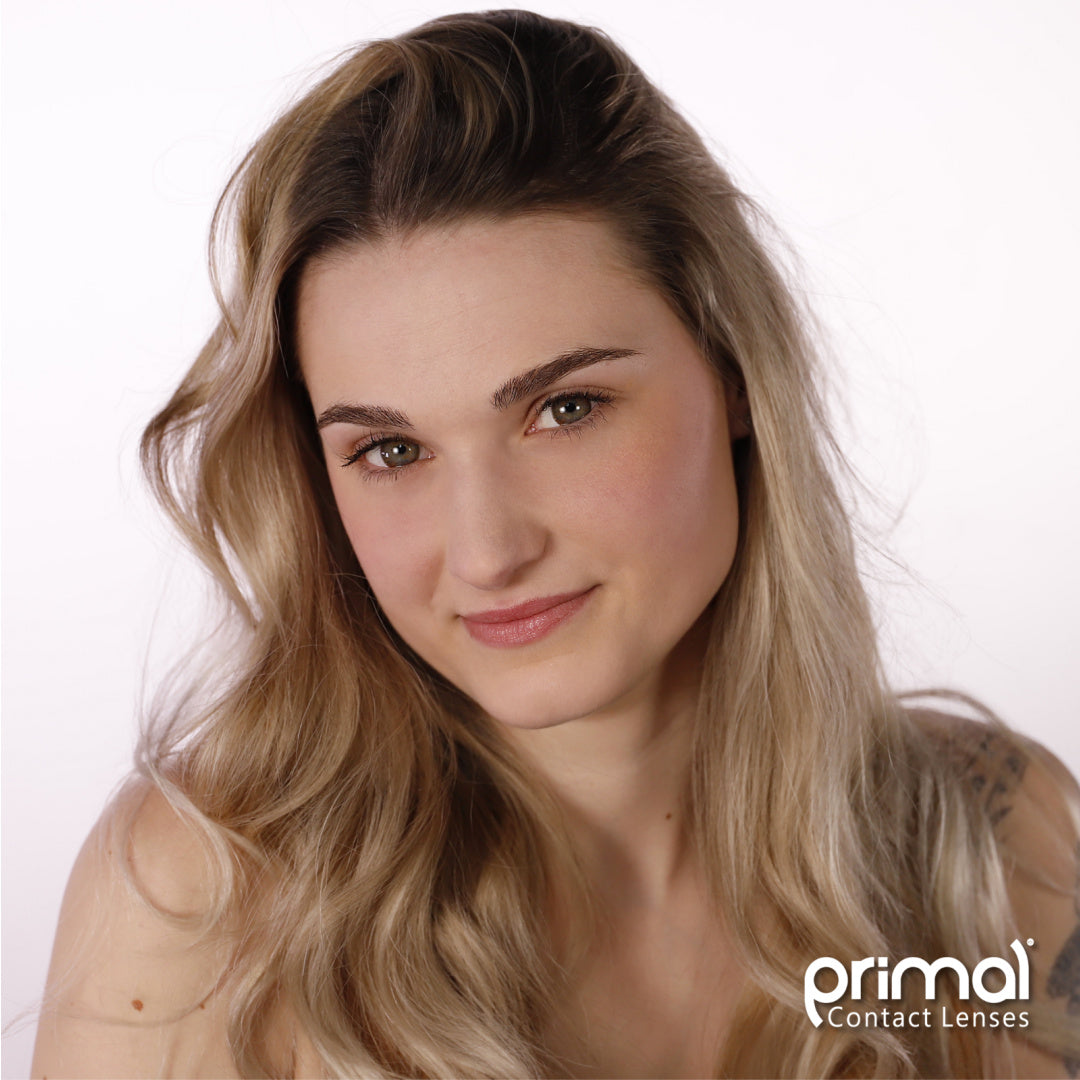 PRIMAL® Twilight Hazel - Brown Colored Contact Lenses