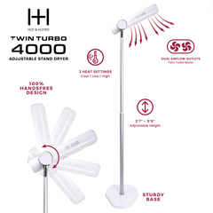 Hot & Hotter Twin Turbo 4000 Adjustable Stand Dryer #5914