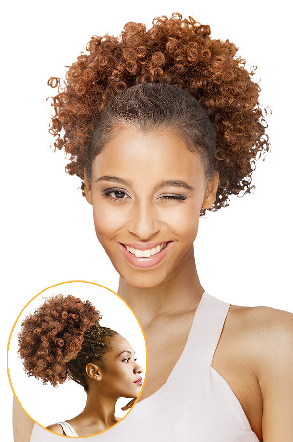 Magic Gold Twist Afro Ponytail Medium