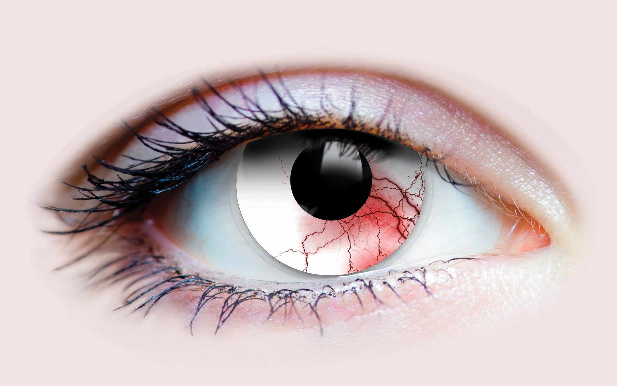 PRIMAL ® Undead  - White Colored contact lenses