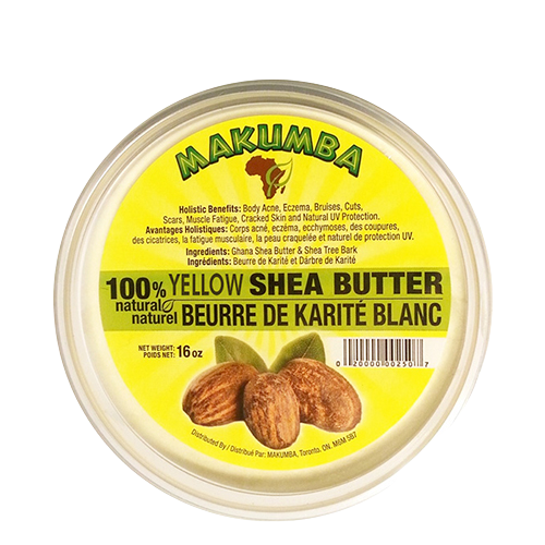 Makumba 100% Yellow Shea Butter 16oz