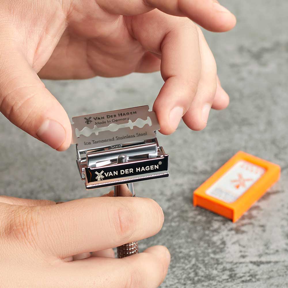 Van Der Hagen Double Edge Stainless Steel Razor Blades