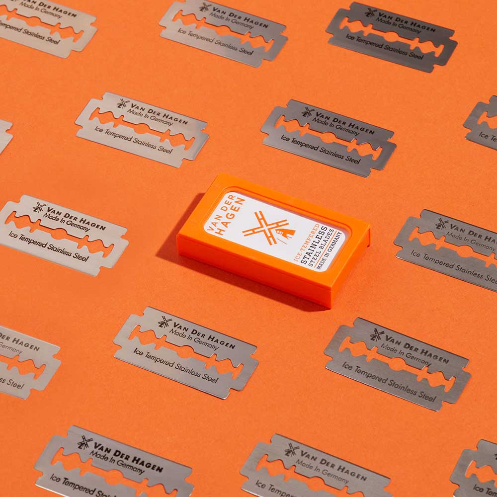 Van Der Hagen Double Edge Stainless Steel Razor Blades