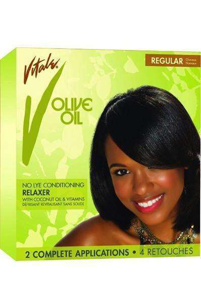 Vitale Olive Oil Anti-Breakage No Lye Conditioning Relaxer 2 Applications - Regular