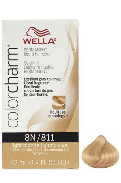 Wella Color Charm Permanent Liquid Hair Color - 8N/811 Light Blonde