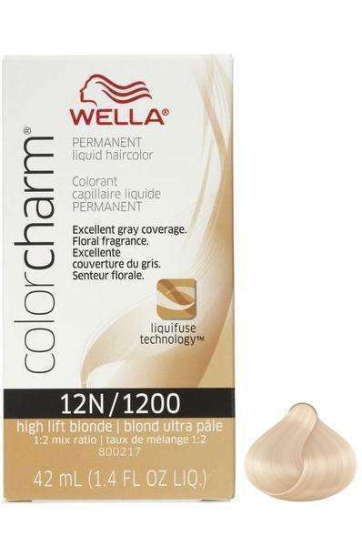 Wella Color Charm Permanent Liquid Hair Color - 12N/1200 High Lift Blonde