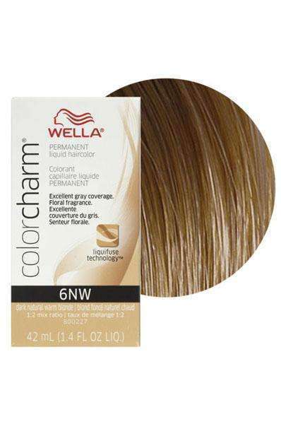 Wella Color Charm Permanent Liquid Hair Color - 6NW Dark Natural Warm Blonde