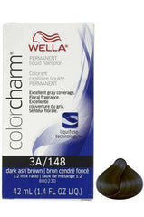 Wella Color Charm Permanent Liquid Hair Color - 3A/148 Dark Ash Brown