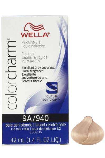Wella Color Charm Permanent Liquid Hair Color - 9A/940 Pale Ash Blonde