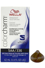 Wella Color Charm Permanent Liquid Hair Color - 5AA/336Light Brown Intense Ash