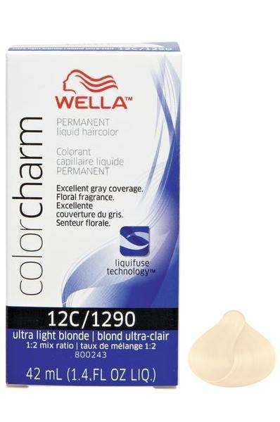 Wella Color Charm Permanent Liquid Hair Color - 12C/1290 Ultra Light Blonde