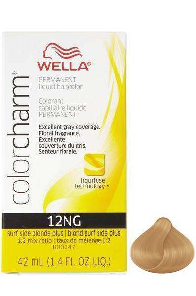 Wella Color Charm Permanent Liquid Hair Color - 12NG Surf Side Blonde Plus