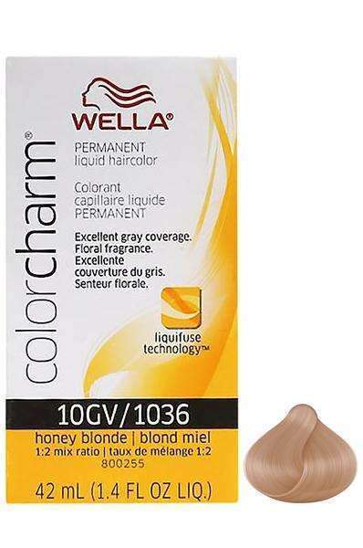 Wella Color Charm Permanent Liquid Hair Color - 10GV/1036 Honey Blonde