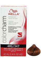 Wella Color Charm Permanent Liquid Hair Color - 4RG/347 Dark Auburn