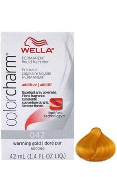 Wella Color Charm Permanent Liquid Hair Color Additive - 042 Warming Gold