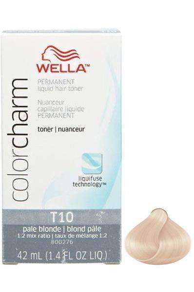 Wella Color Charm Permanent Liquid Hair Toner - T10 Pale Blonde