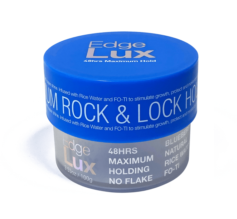 Lux Collection Edge Lux 48 Hour Maximum Hold Hair Gel Tamer 3.5oz - Blueberry