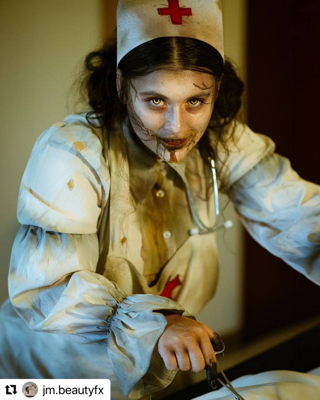 PRIMAL ® Walking Dead I - Yellow & Red Colored Contact Lenses