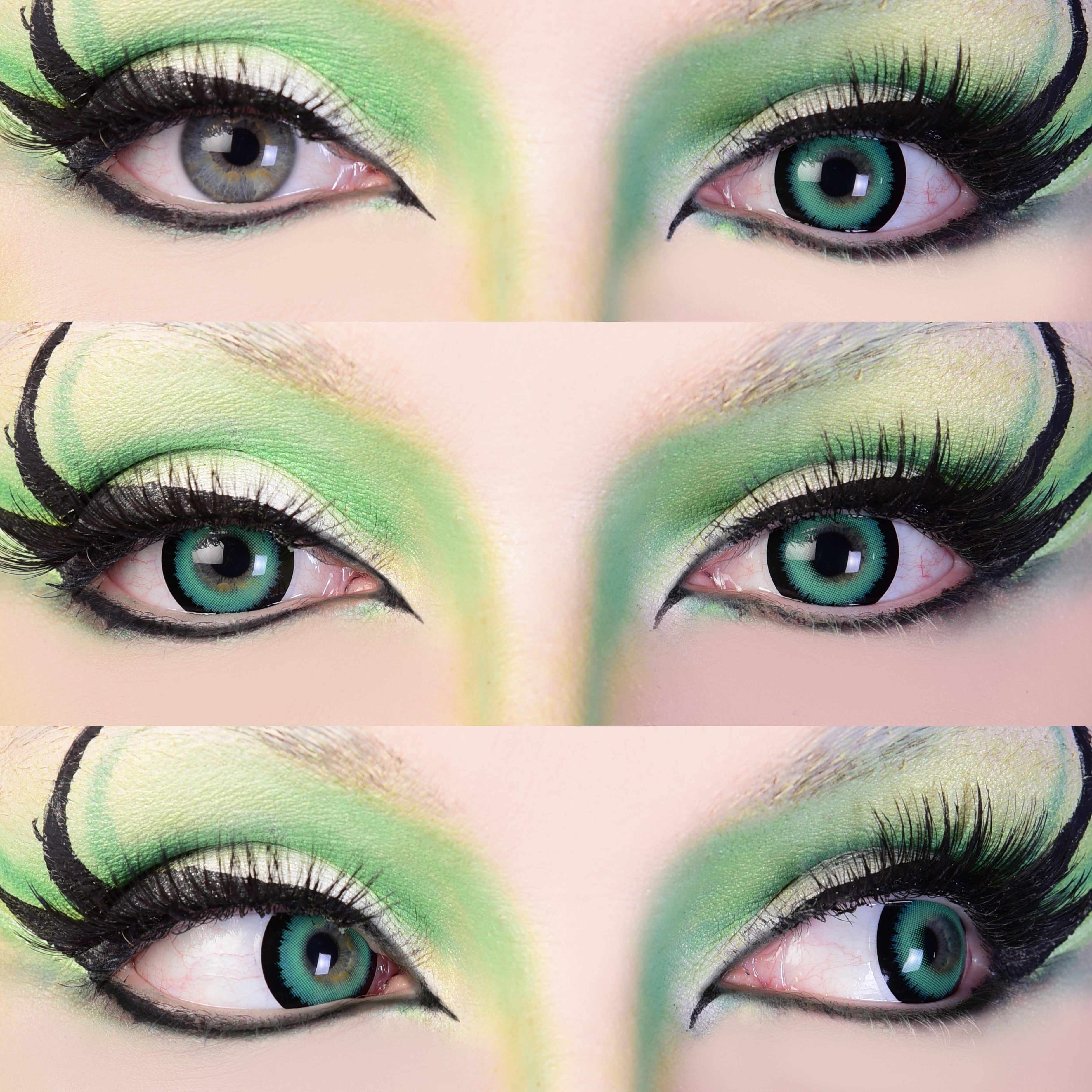 PRIMAL ® Werewolf I - Green Colored Contact Lenses