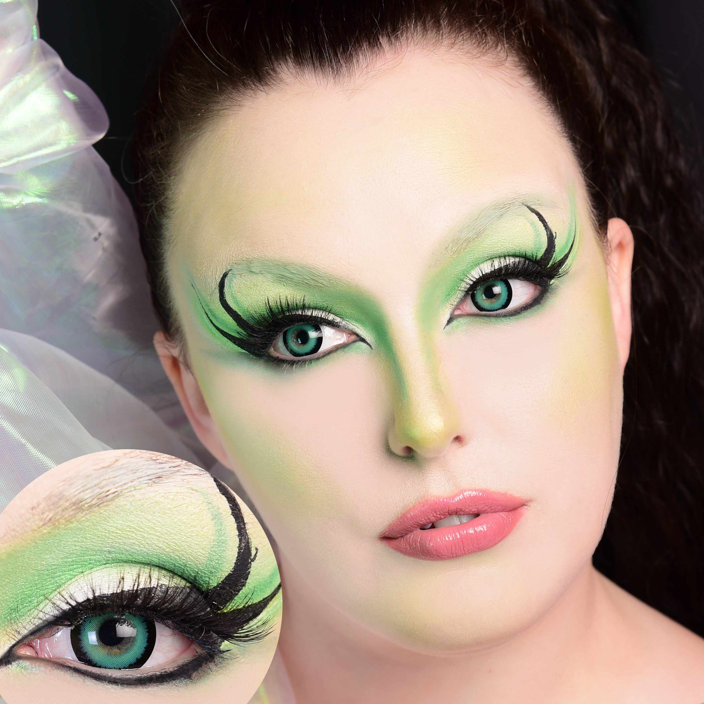 PRIMAL ® Werewolf I - Green Colored Contact Lenses