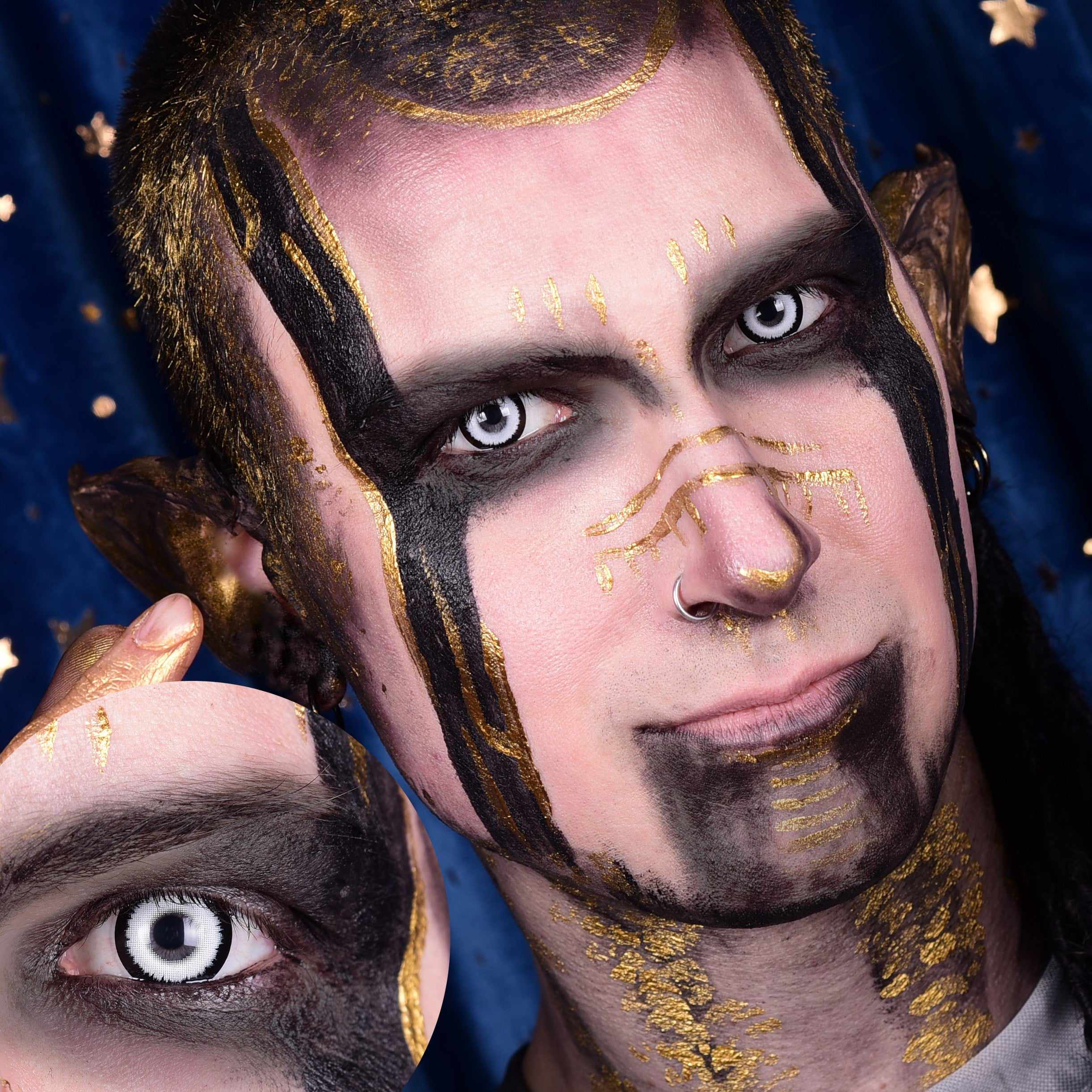 PRIMAL ® Werewolf III - White Colored Contact Lenses