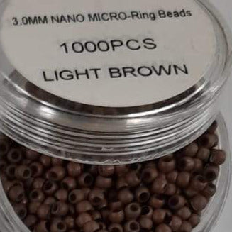 Natural Way 2.5mm Nano Loop & Lock Beads 1000 pcs