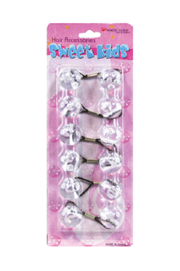 Sweet Kids Hair Baubles - Round #XL11 Clear