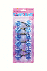 Sweet Kids Hair Baubles - Round #XL14 Crystal Blue Mix
