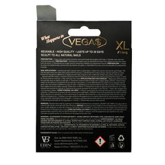 EBIN Press-On Nails What Happens in Vegas - 24K #N3DV006 X-Long