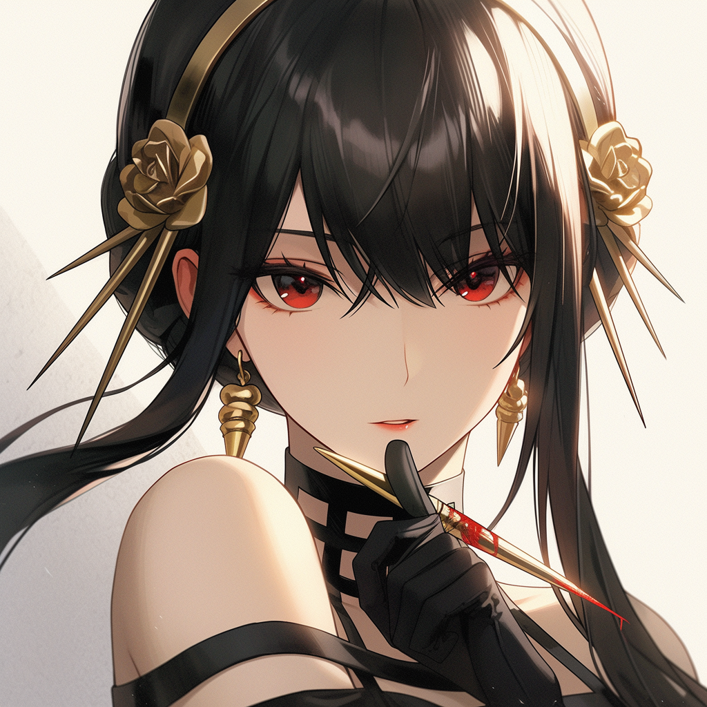 PRIMAL ®  Yor Forger Red Cosplay Contact Lenses