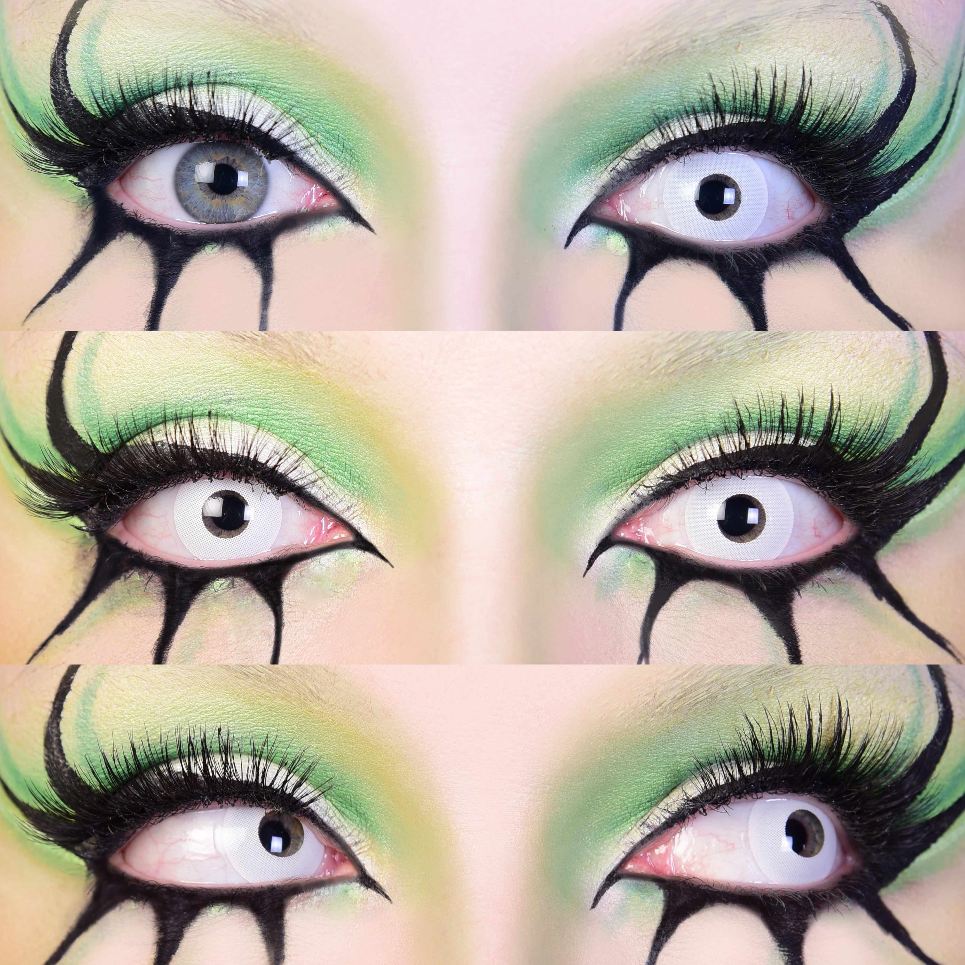 PRIMAL ® Zombie I - White Colored Contact Lenses