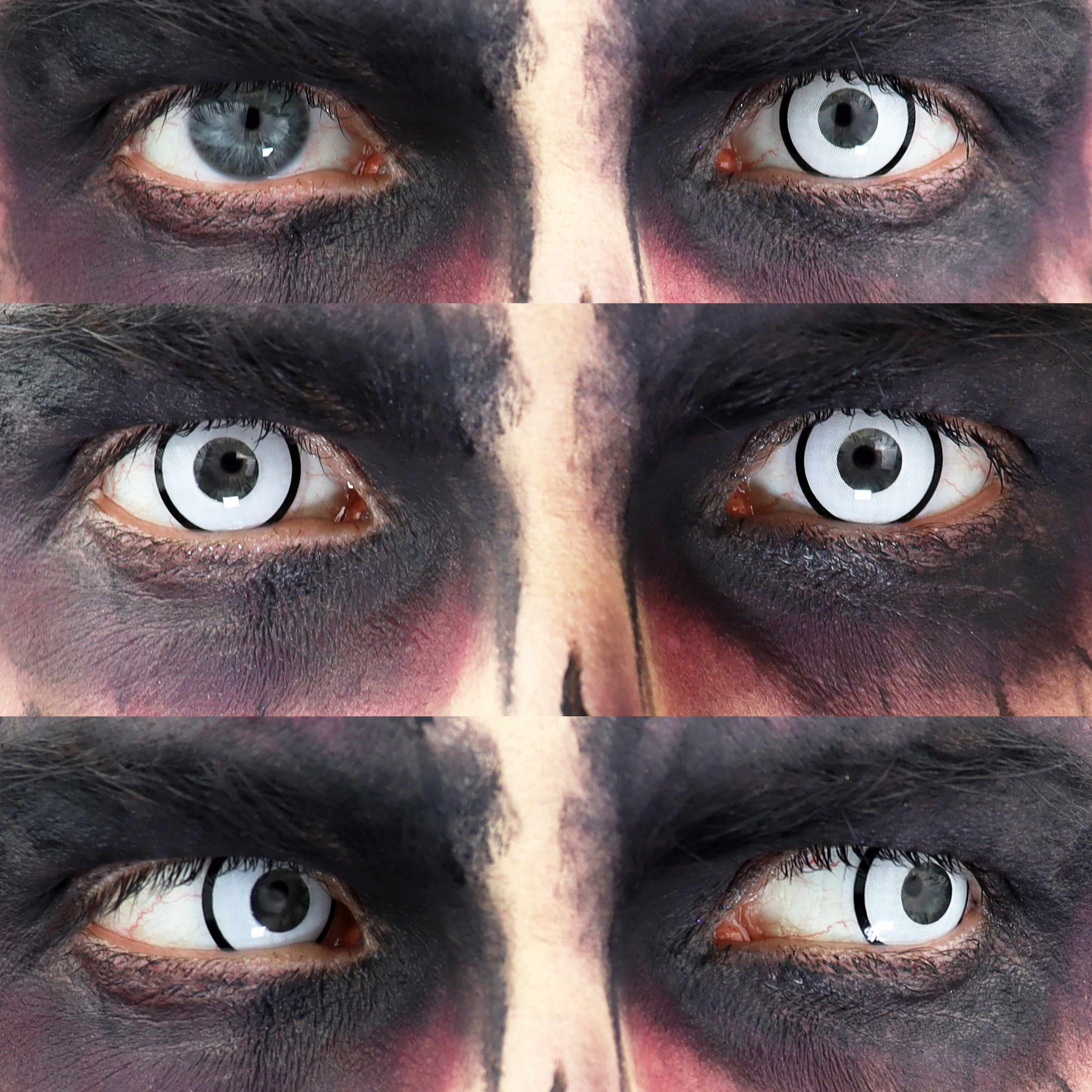 PRIMAL ® Zombie II - White Colored Contact Lenses