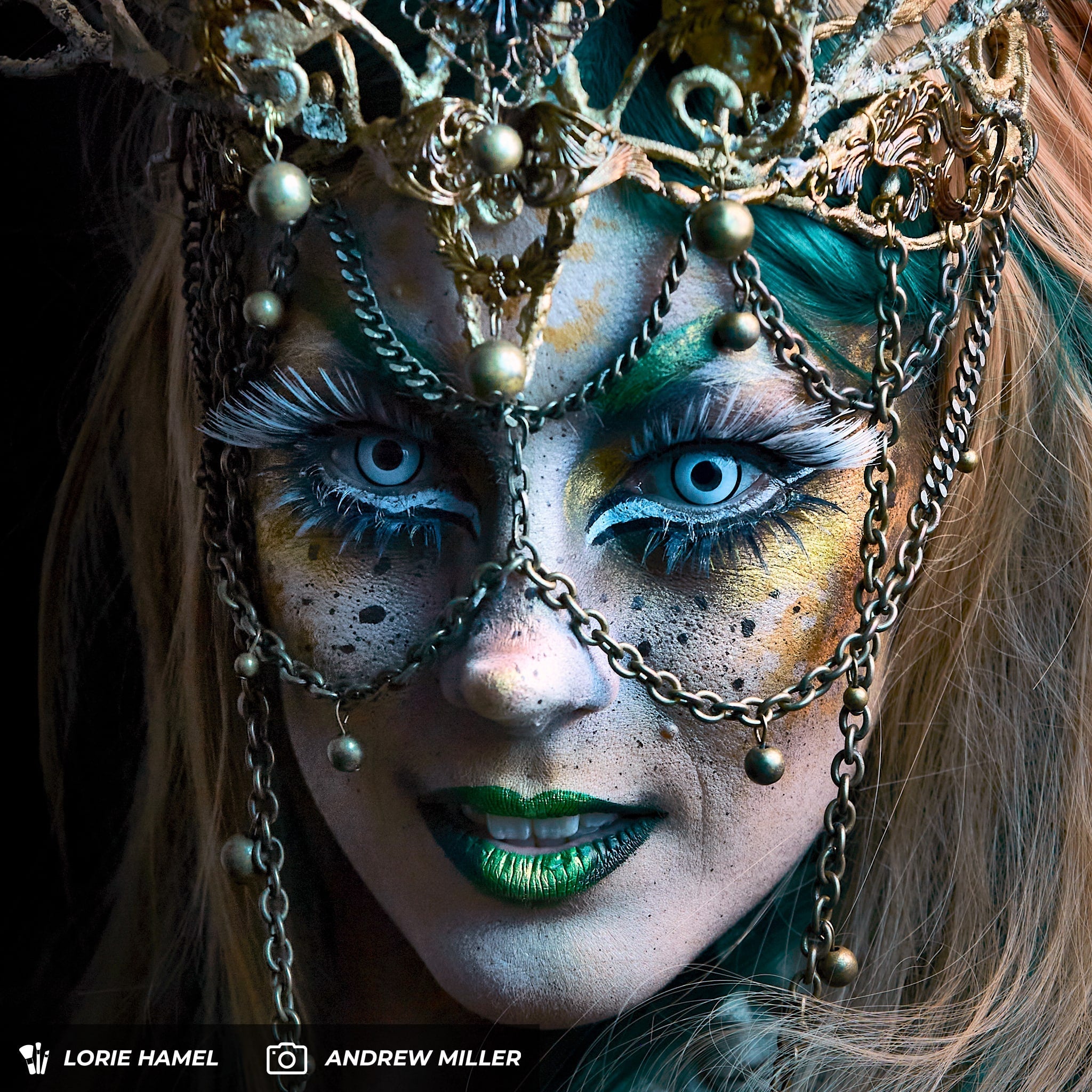 PRIMAL ® Zombie II - White Colored Contact Lenses