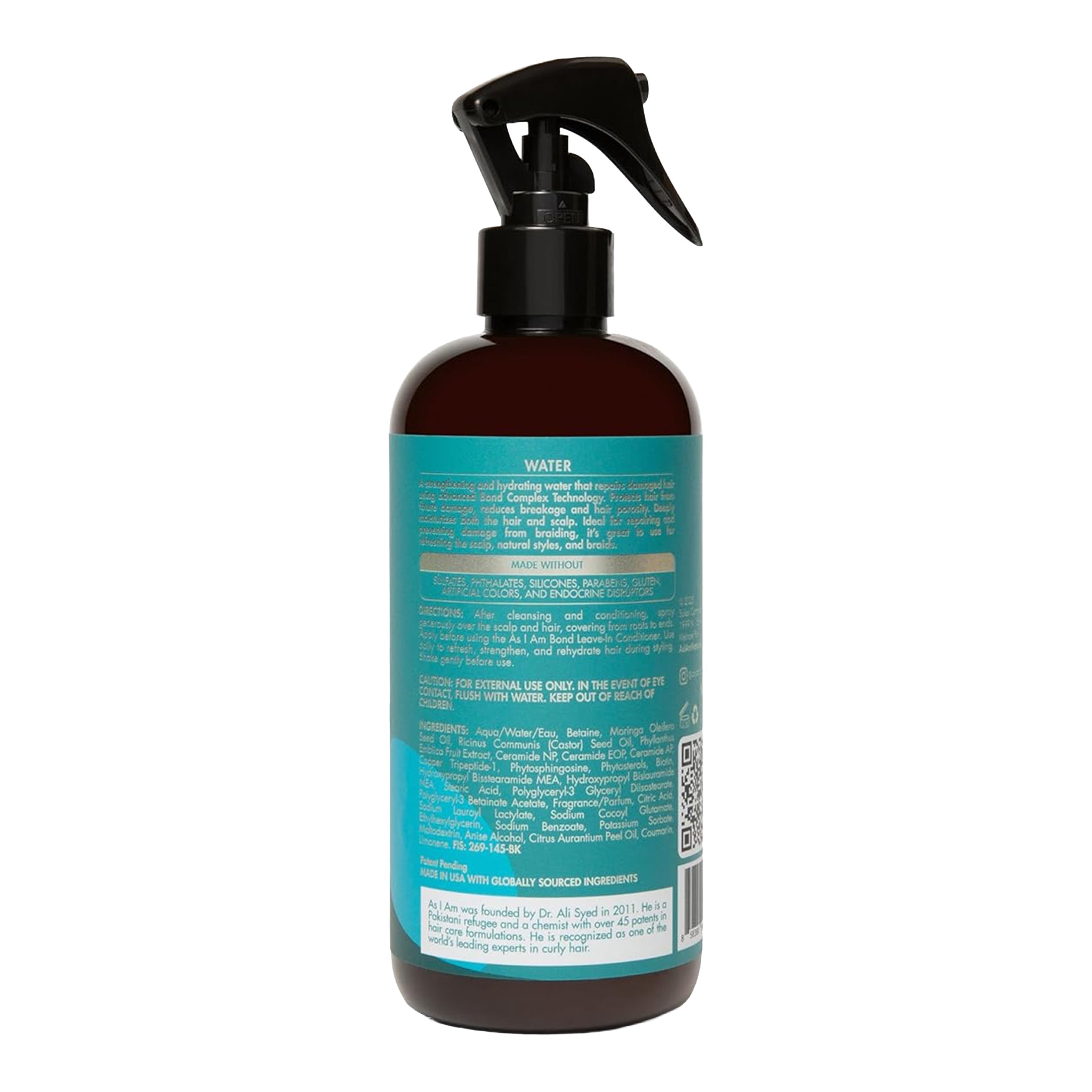 AS I AM Bond Water (16oz) - EN/FR