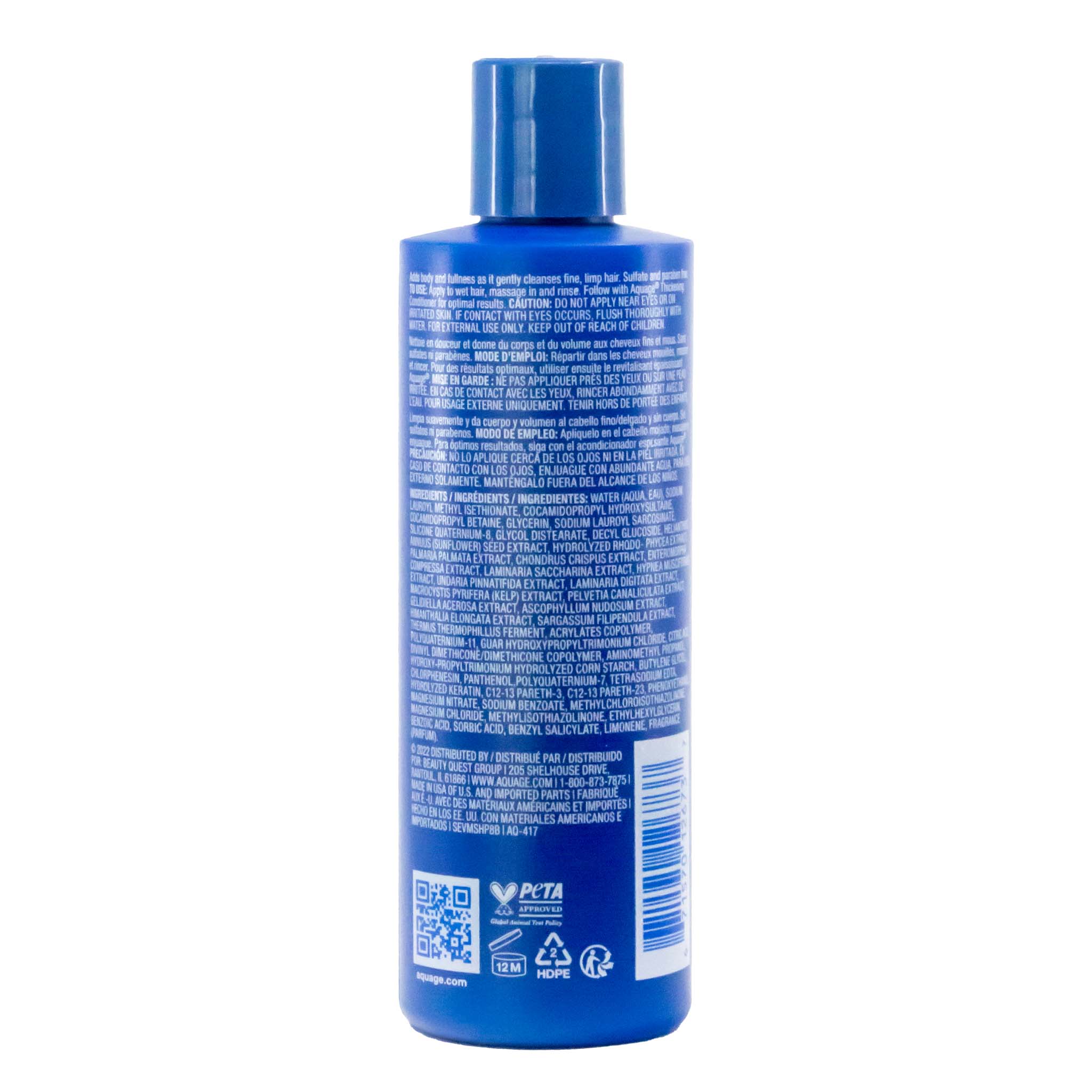 AQUAGE Thickening Shampoo - 8oz