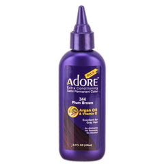 Adore Plus Hair Color For Gray Hair - 344 Plum Brown