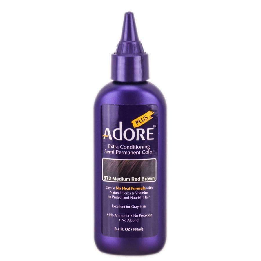 Adore Plus Hair Color For Gray Hair - 372 Medium Red Brown