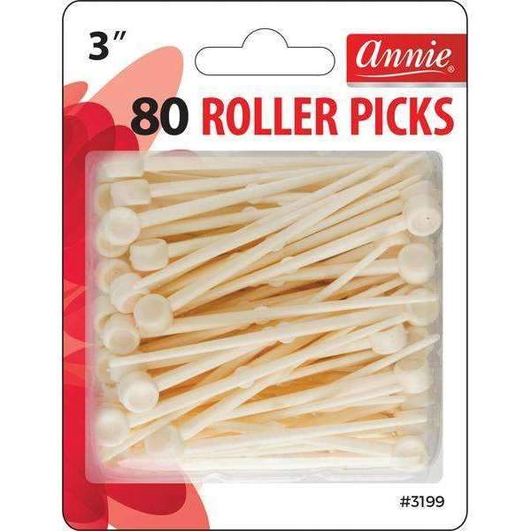 Annie Plastic Roller Picks 80pcs #3199