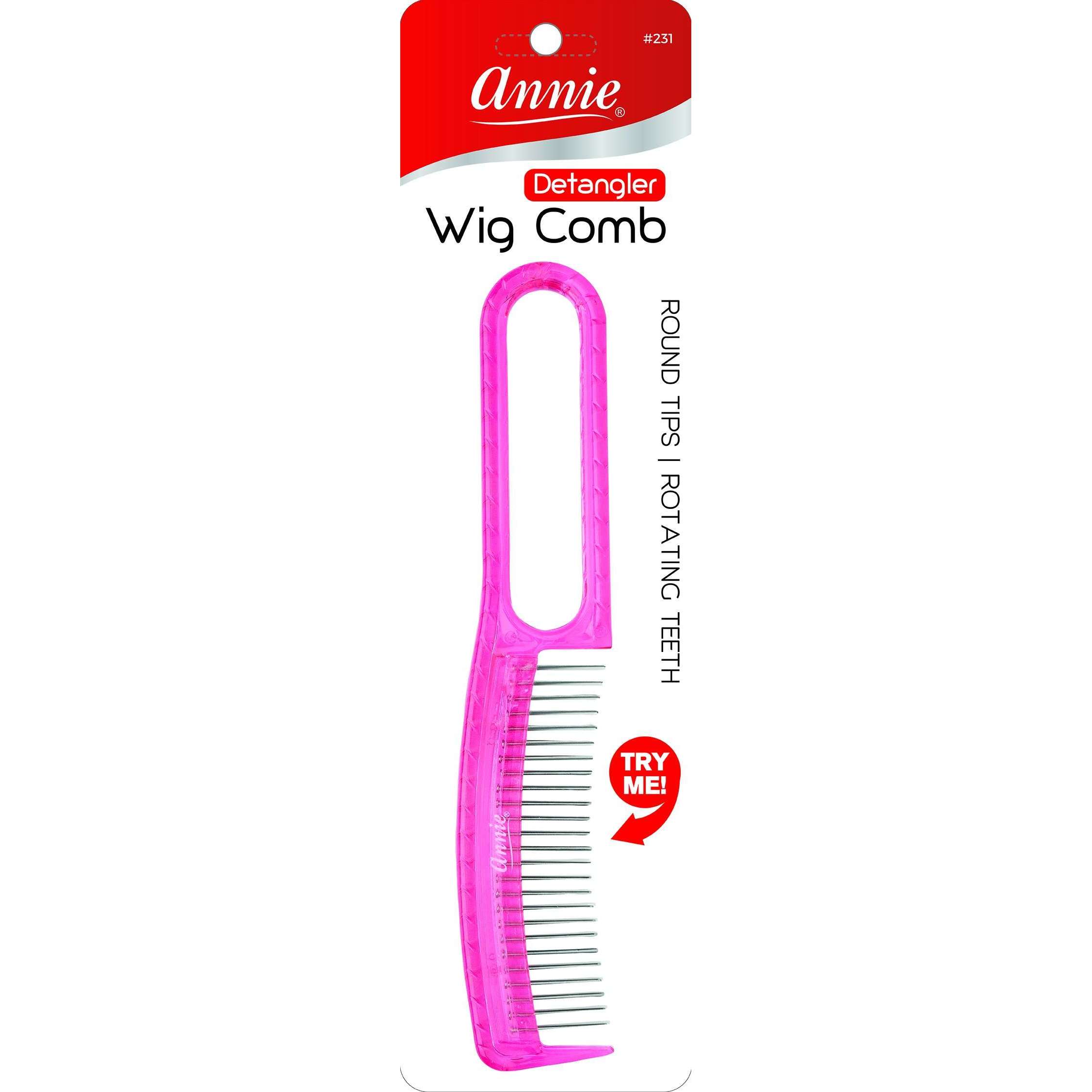 Annie Wig Detangler Comb Assorted #231