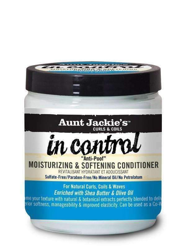 Aunt Jackie's Curls & Coils "In Control" Anti-Poof Moisturizing & Softening Conditioner