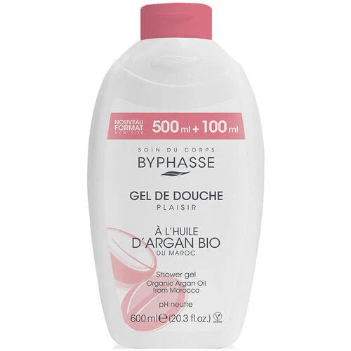 BYPHASSE organic argan oil shower gel 600ml image 0