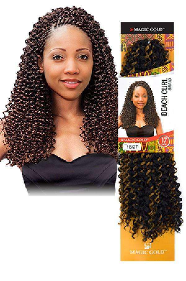 Magic Gold Beach Curl Braid 17"