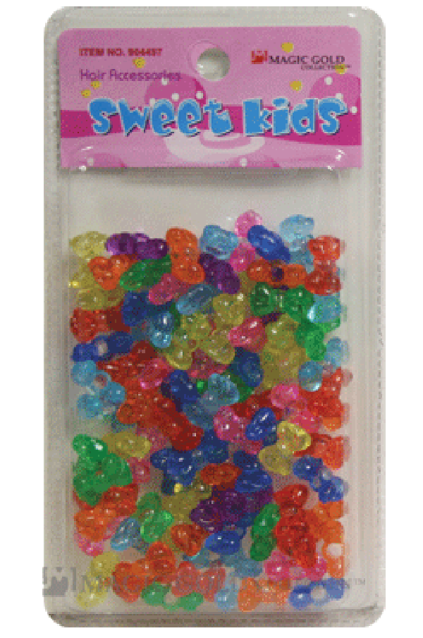 Sweet Kids Hair Beads - Crystal Ribbon Mix #1643