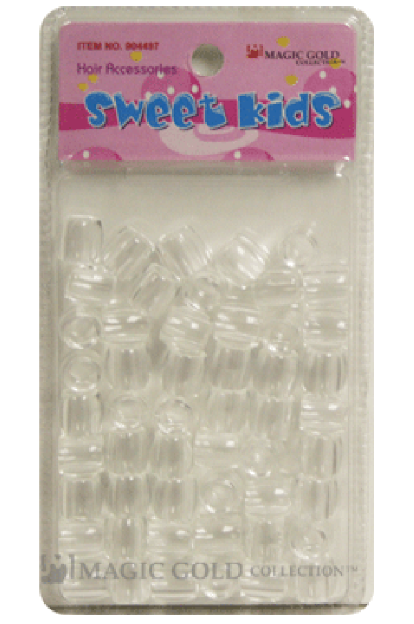 Sweet Kids Hair Beads - Clear Ring #1988