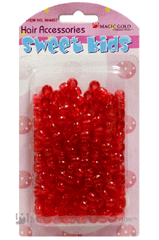 Sweet Kids Hair Beads - Red Crystal #1978